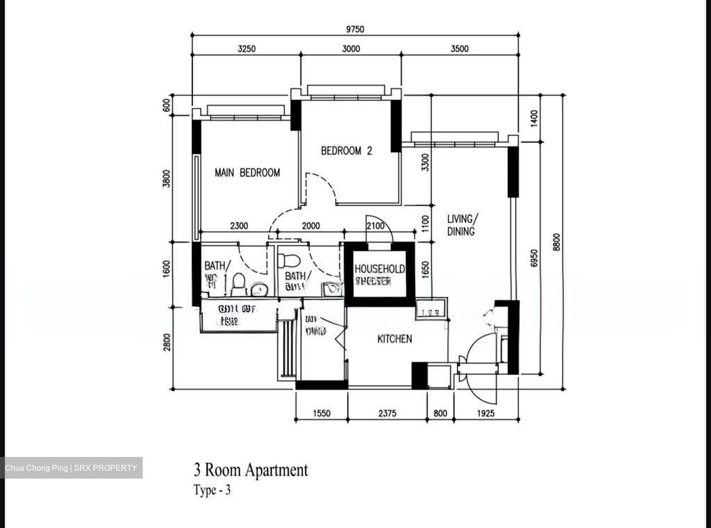 Blk 512A Oleander Breeze @ Yishun (Yishun), HDB 3 Rooms #567568871